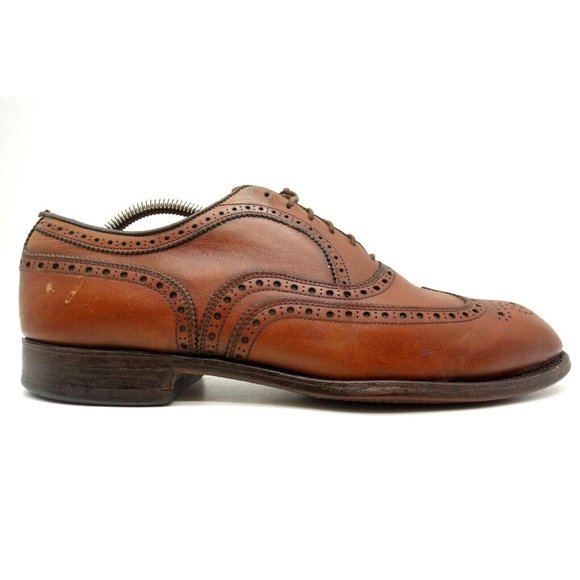 Foot Joy FJ Brown Leather Wingtip Lace Up Oxfords Shoes Men\'s 10 D main image 12